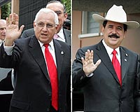 Honduran candidates ink democracy pact