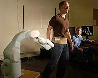 Robot Follows Orthopedic Patients As They Move