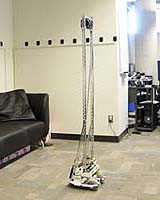 Hear Here: Robot Navigates Using Its Own Voice