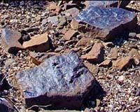 Shiny Rock Coating May Hold Key To Martian Life