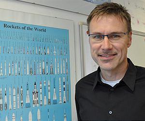 Rocket engineer Wolfgang Jung a logistics expert for space science