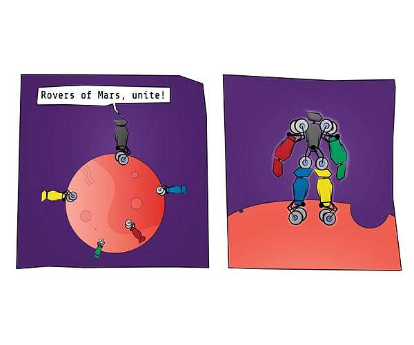 Divide and conquer: Mars rovers to be superseded by swarms of two-wheeled robots