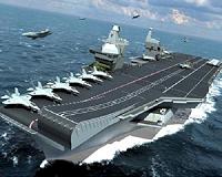 New carrier to be modified for amphibious operations