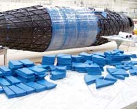 Light Carbon-Fiber Structure Protects Heavy Space Cargo