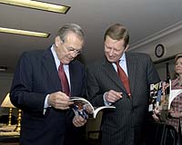 Rumsfeld And Russian Counterpart Hold Talks In Alaska