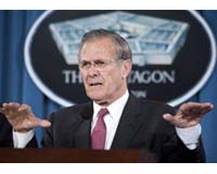 Supporters Rally Around Rumsfeld As Calls Mount For His Departure