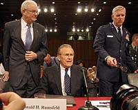 Rumsfeld Accuses Base Closure Commission Of Divulging Classified Information