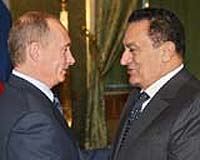 Mubarak aims for Russian nuclear technology, arms: media