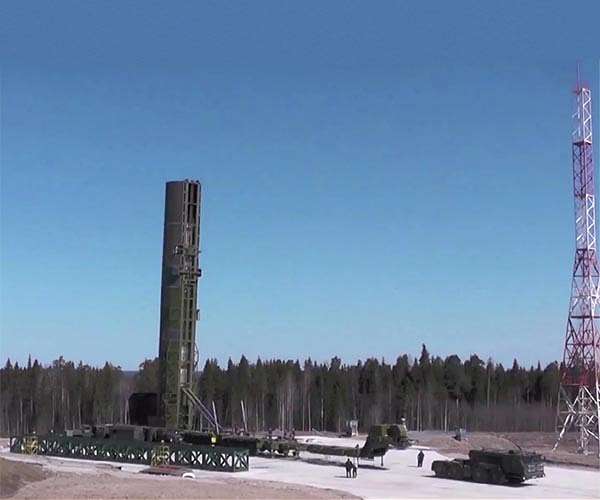 Russia conducts test launch of 'advanced' ICBM