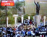 Iraqi regrets toppling Saddam statue
