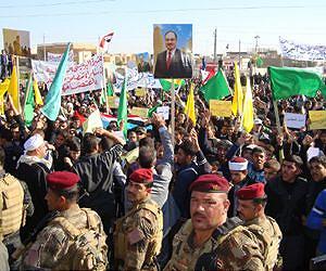 Demos against PM block Iraq highway