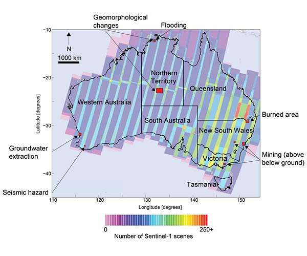 Radar satellites can better protect against bushfires and floods