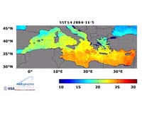 Nighttime Satellite Sweeps Improve Europes Sea Temperature Map