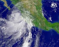 Hurricane Lane Slams Into Mexico's Pacific Coast And Weakens