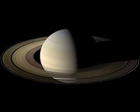 A Long Night Falls Over Saturn's Rings