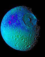 Cassini Flies By Saturn's Tortured Moon Mimas