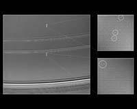 Cassini Detects Four Tiny Saturn Moonlets Among The Rings