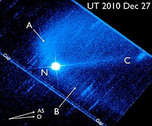 Asteroids collide at 11,000 miles per hour