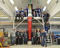 Bose-Einstein condensate generated in space for the first time
