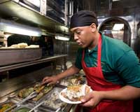 New Mexico Crew Moves Aboard, Eats First Meal