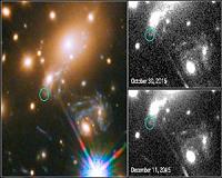 Supernova explosion caught in the act