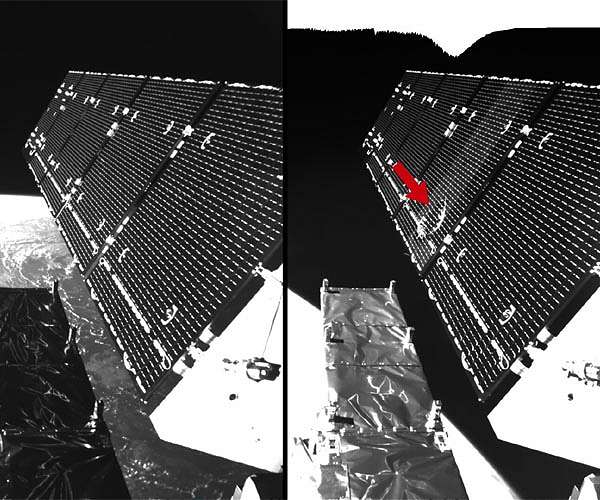 Swarm dodges collision during climb to escape Sun's wrath