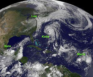 NASA Sees 4 Tropical Cyclones in the Atlantic