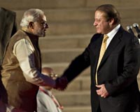 India PM Modi, Pakistan's Sharif meet for talks