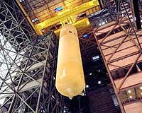 NASA Return To Flight Milestone: External Tank Mates To Boosters