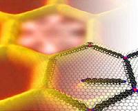 Moving molecule writes letters