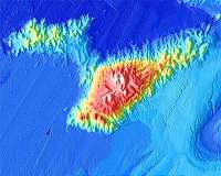 Sinking sea mountains make and muffle earthquakes