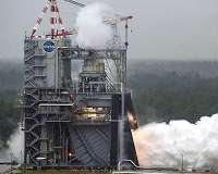 NASA Achieves Rocket Engine Test Milestone Needed for Moon Missions