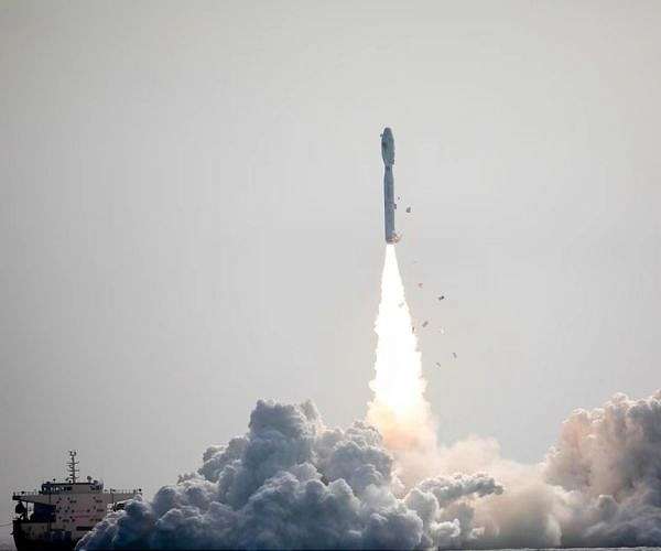 China's Smart Dragon 3 launches satellites from South China Sea