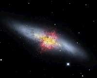 Galactic Wind Provides Clues to Evolution of Galaxies