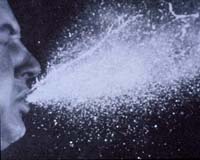 Spreading Viruses As We Breathe
