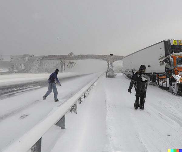 France closes roads as cold wave hits