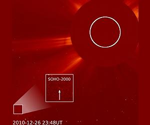 SOHO Spots 2000th Comet