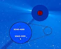 SOHO spots its 4,000th Comet