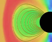 Solar Wind Makes Waves; Killer Electrons Go Surfing?