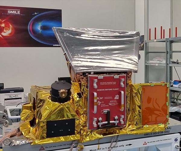 Smile payload module travels to China