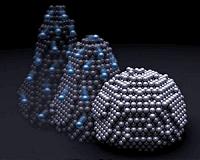 Solid nanoparticles can deform like a liquid