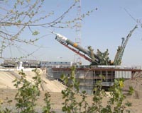 Rocket rolled out for Korean astronaut's launch