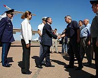 Soyuz TMA-9 Arrives At Baikonur