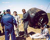 Technical Board Reviewing Causes Soyuz TMA-1 Going Ballistic