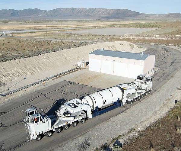 NASA Supplier Completes Manufacturing Artemis III SLS Booster Motors