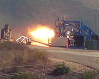 SpaceDev Conducts Hot-Fire Test Of Hybrid Upper Stage Rocket Motor