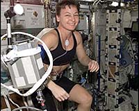 NASA Holds Briefing With First Female Station Commander And Crew