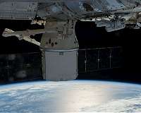 Dragon space truck set for departure from Space Station