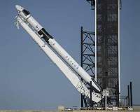 SpaceX rocket prepared for Demo-2 Mission