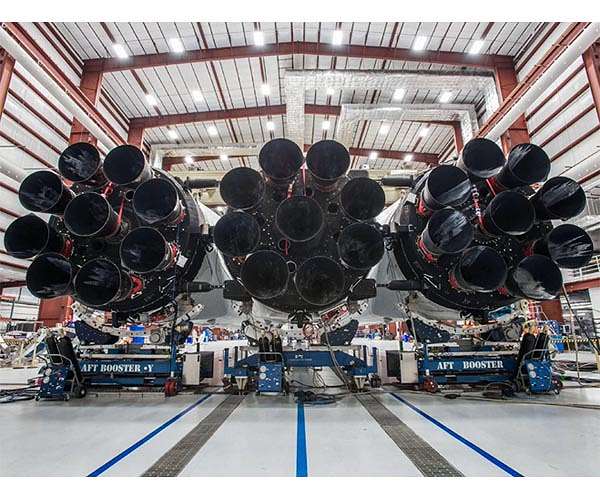 SpaceX launches Falcon Heavy rocket for Space Force mission